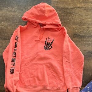 Coral Graphic Hoodie